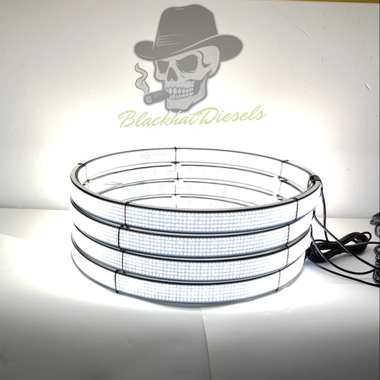 17" 10 Row Pure White Wheel Lights