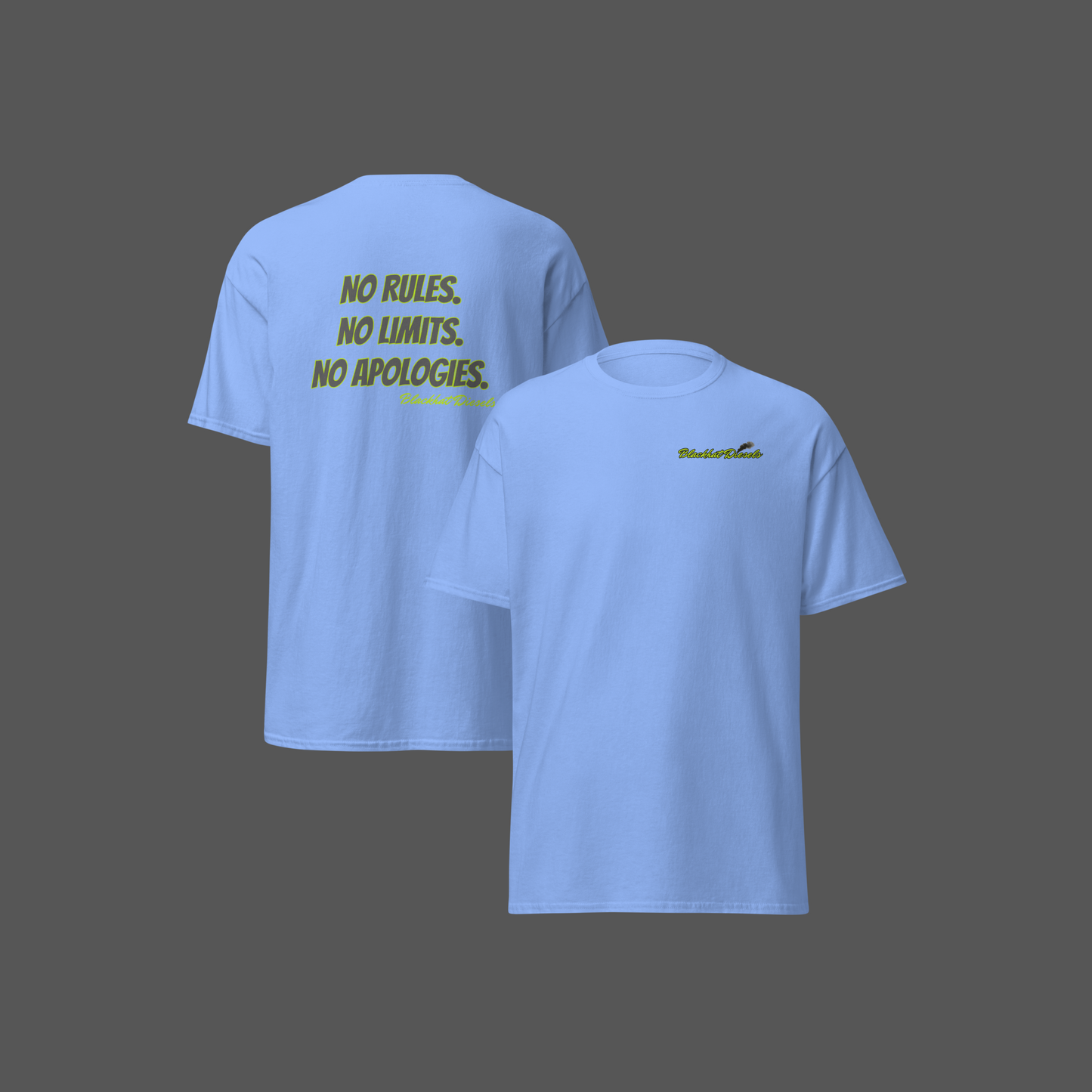 BHD No Rules Tee w/ Front Logo