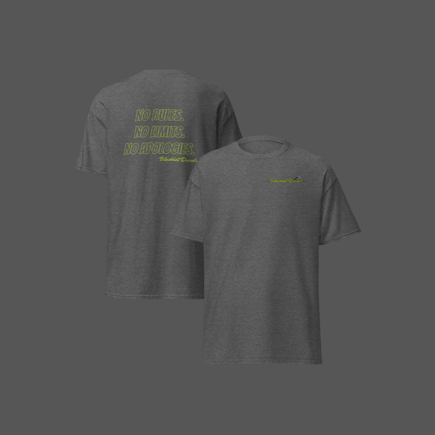 BHD No Rules Tee w/ Front Logo