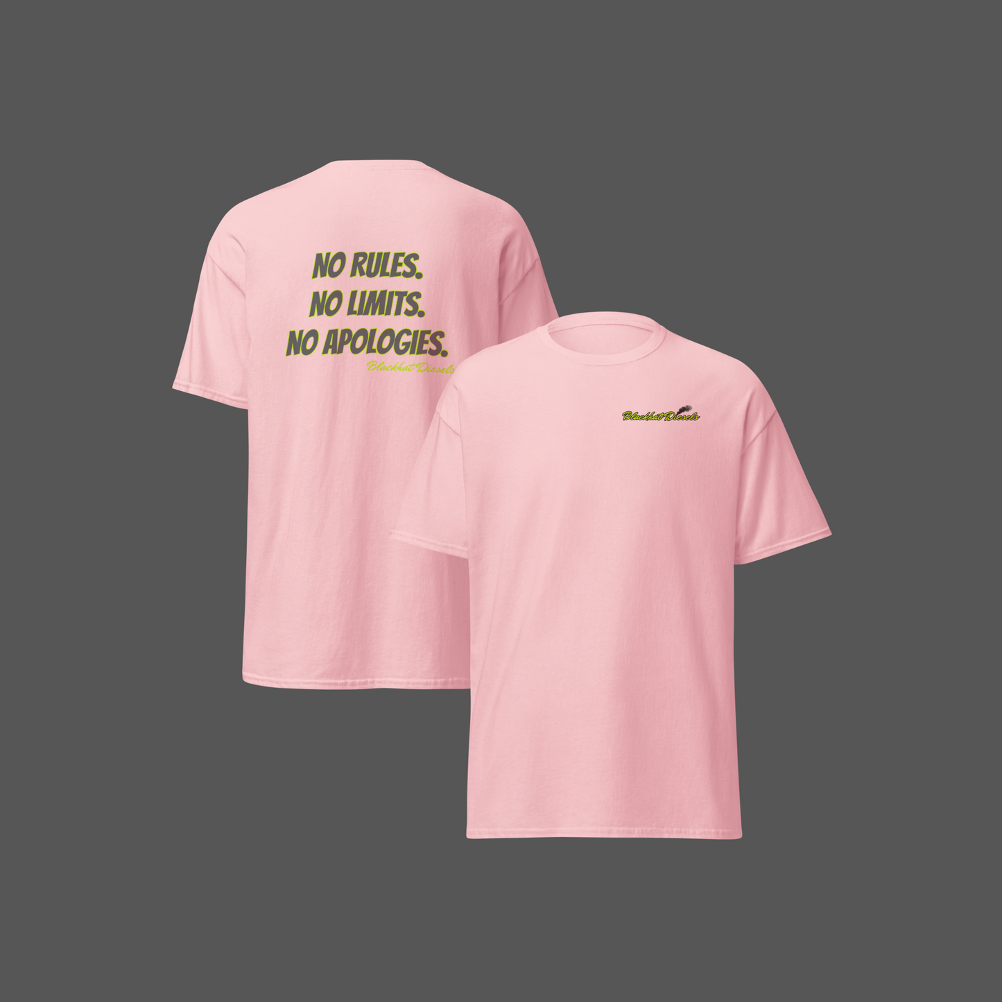 BHD No Rules Tee w/ Front Logo