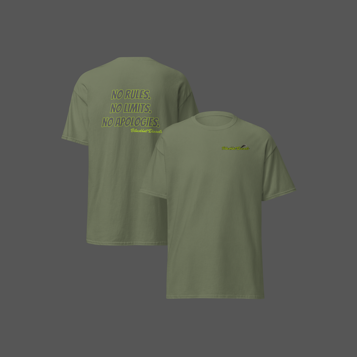 BHD No Rules Tee w/ Front Logo