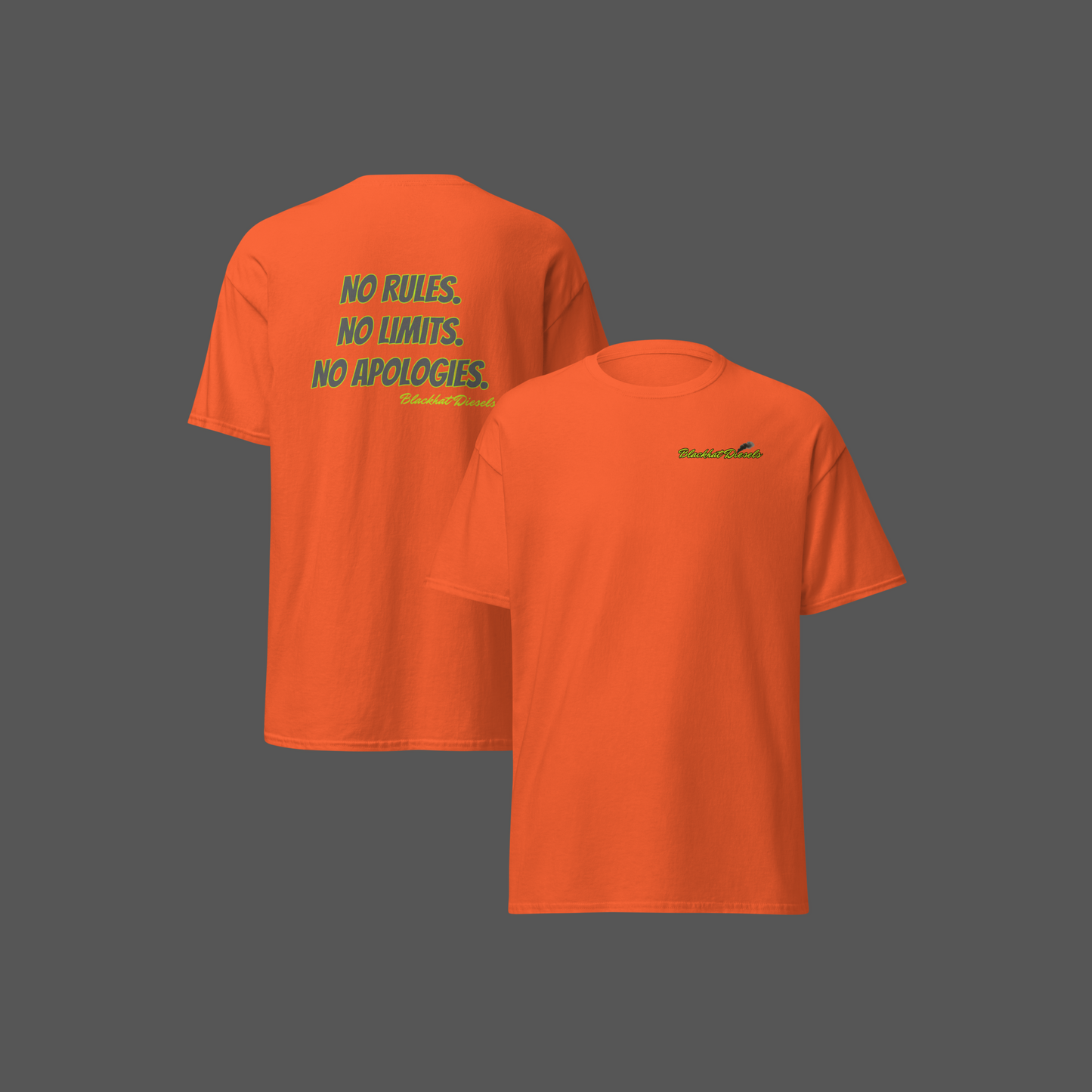 BHD No Rules Tee w/ Front Logo