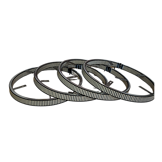 8 Row RGBW Wheel Lights