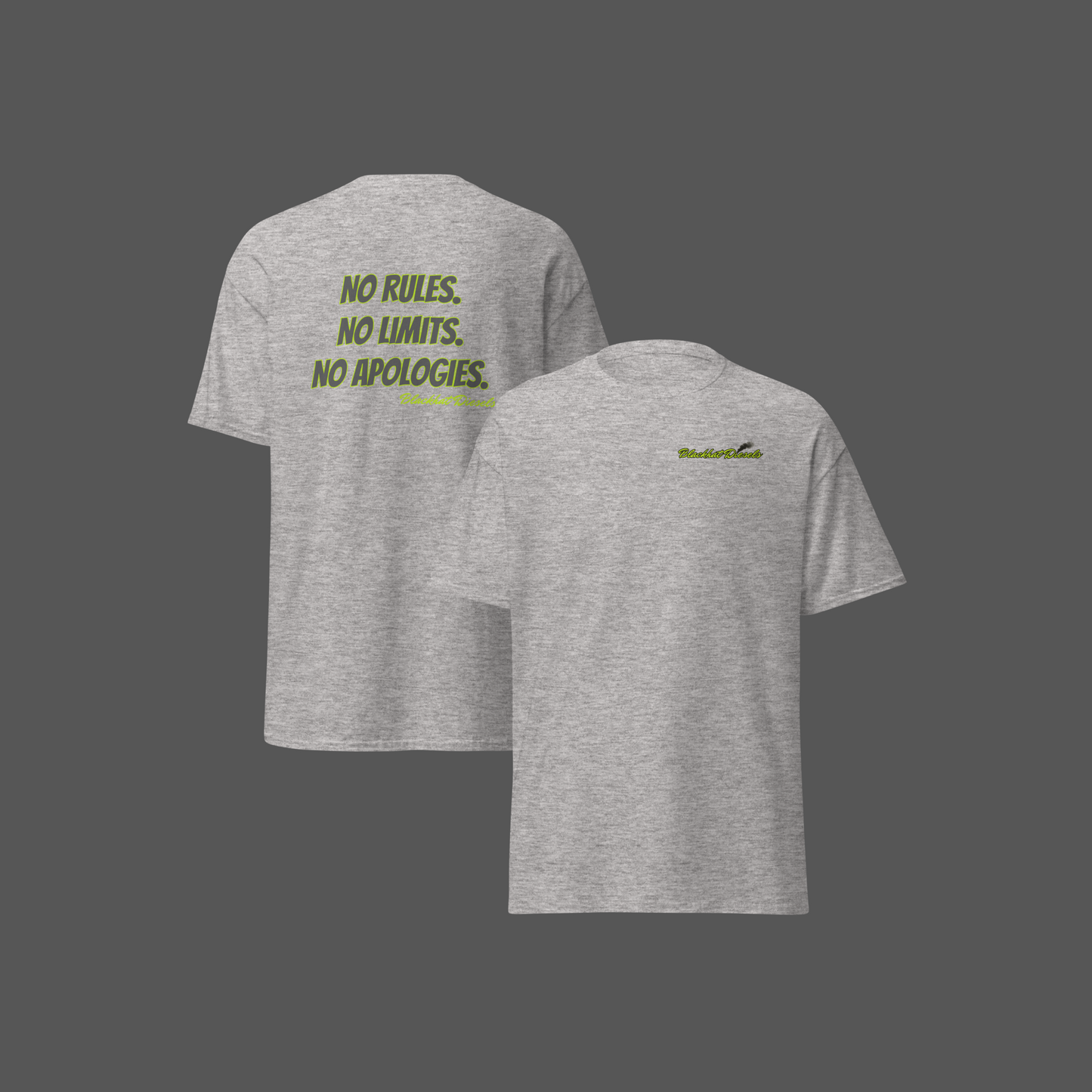 BHD No Rules Tee w/ Front Logo