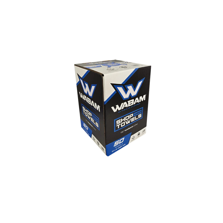 WABAM 50CT "ON THE FLY" SHOP TOWELS